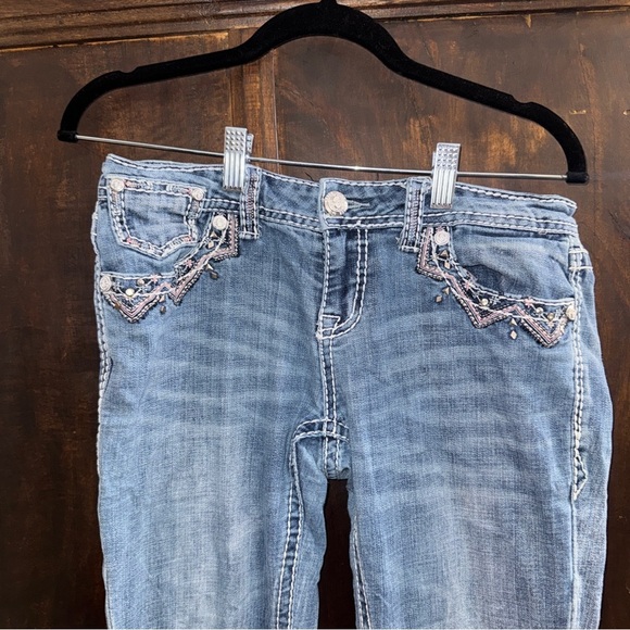Grace in LA Jeans | Embellished Back Pockets | Bootcut | Size 28 - Picture 5 of 8